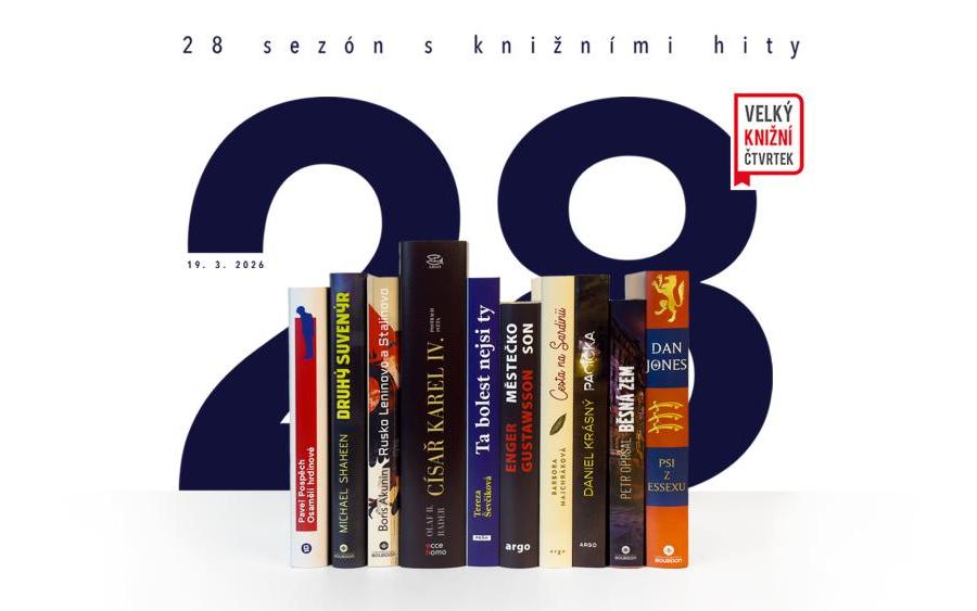 Jarní Velký knižní čtvrtek přinese deset novinek